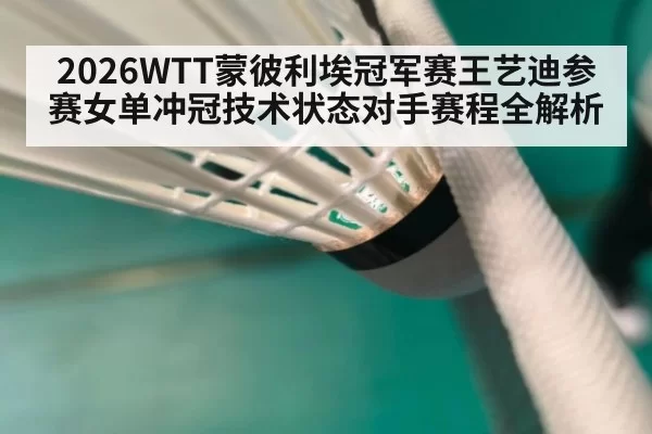 2026WTT蒙彼利埃冠军赛王艺迪参赛女单冲冠技术状态对手赛程全解析